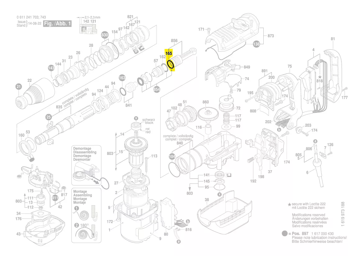 Joint réf. 1 610 210 079 BOSCH